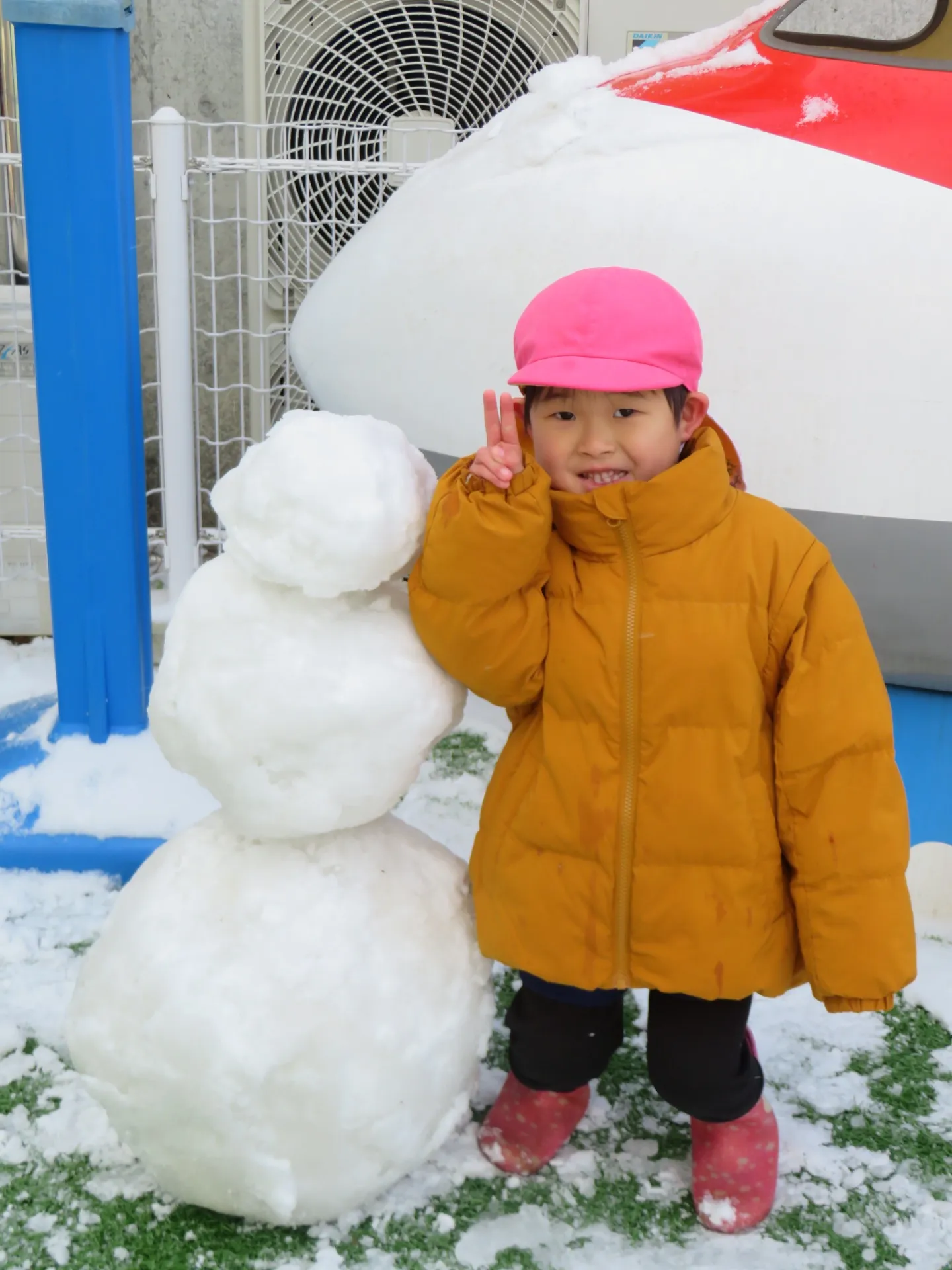 雪遊び